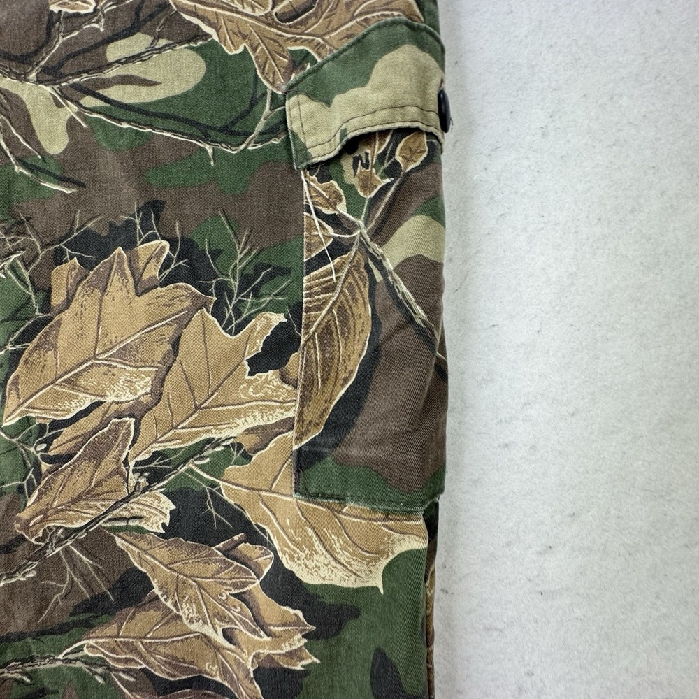 Vintage Y2K Commander Men's 2XL Waist 46-48 Hunting Camo Cargo Pants Adjustable - Picture 11 of 13